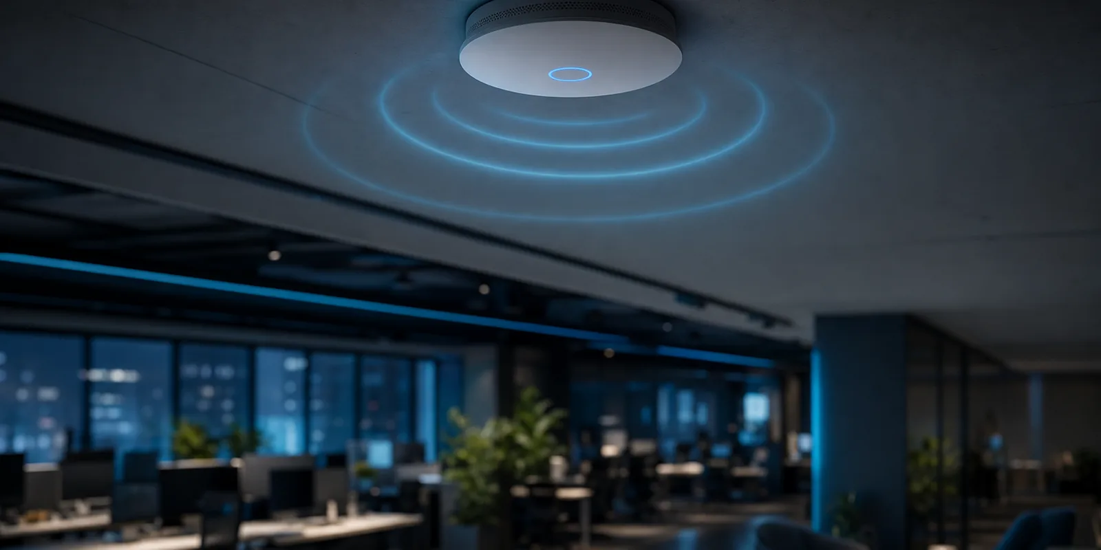 Networking & WiFi — abstract Tech Savvy Solutions network graphic
